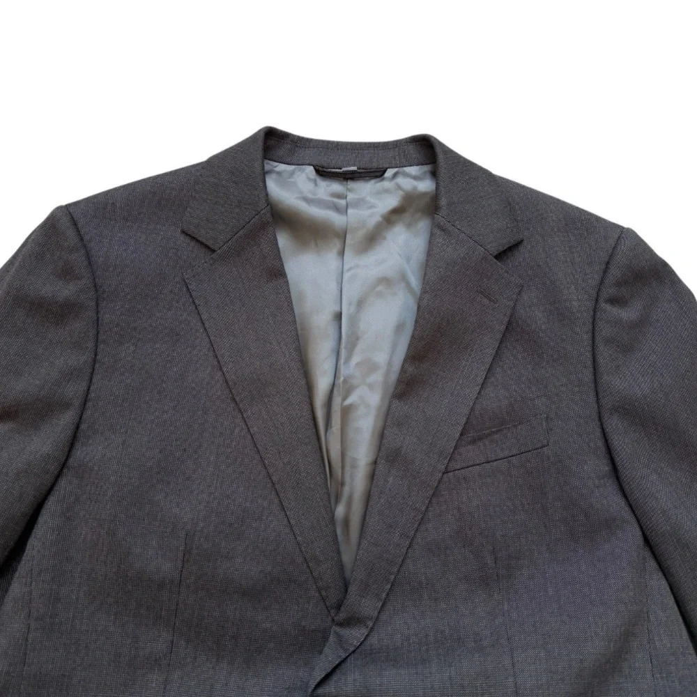 Bonobos Lanificio Comero Standard Fit Wool Sportcoat Jacket Mens 42L Gray